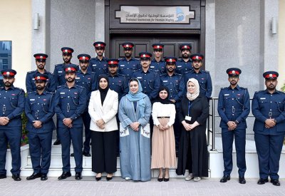 ضباط "الملكية للشرطة" بمحاضرة حول آلية تلقي الشكاوى وتحليلها في "الوطنية للحقوق"