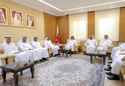 نائب رئيس المجلس الأعلى للقضاء يستقبل وفداً قضائياً من دولة الإمارات