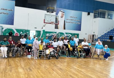"زين" تنظم مباراة كرة السلة على الكراسي المتحركة