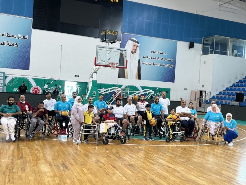"زين" تنظم مباراة كرة السلة على الكراسي المتحركة