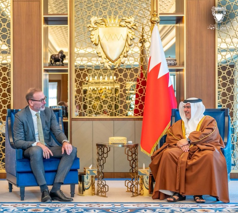 سمو ولي العهد رئيس مجلس الوزراء: العلاقات البحرينية الألمانية تواصل التطور والنمو