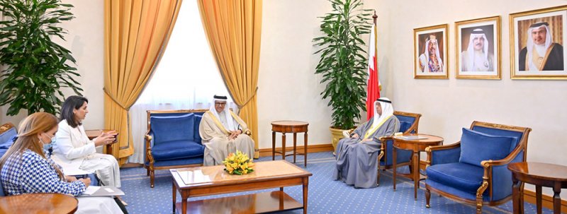 سمو الشيخ محمد بن مبارك آل خليفة يستقبل وزير الخارجية