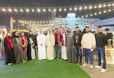طلبة وخريجو جامعة المملكة يحتفلون باليوم الوطني