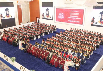الجامعة الأهلية تخرج 431 طالبا وطالبة في حفل مهيب