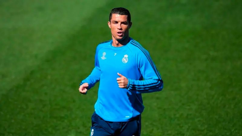 كريستيانو رونالدو يتدرب في ريال مدريد