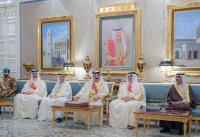 جلالة الملك المعظم يستقبل أعضاء مجلس العائلة المالكة الكريمة