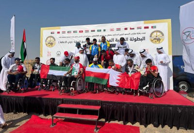 منتخبنا يحرز برونزية سباق "فردي ضد الساعة" للدراجة اليدوية
