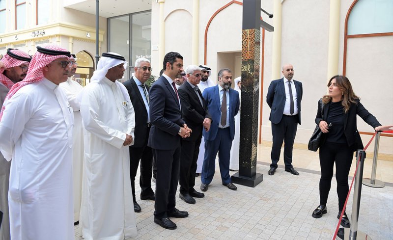 المبارك يتفقد المرحلة الثانية من تطوير كورنيش الملك فيصل والأڤنيوز