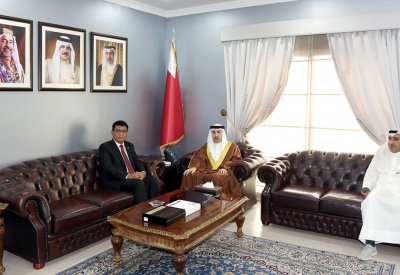 محافظ العاصمة يستقبل السفير الإندونيسي
