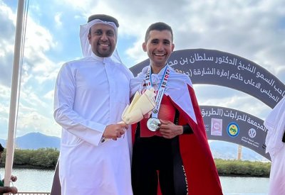 الفتى الذهبي يمنح البحرين فضية "فردي ضد الساعة" للرجال