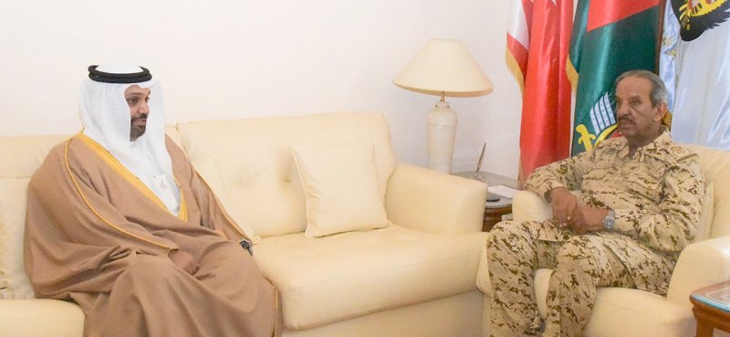 القائد العام لقوة دفاع البحرين يستقبل معالي وزير المالية والاقتصاد الوطني‎‎‎‎‎‎