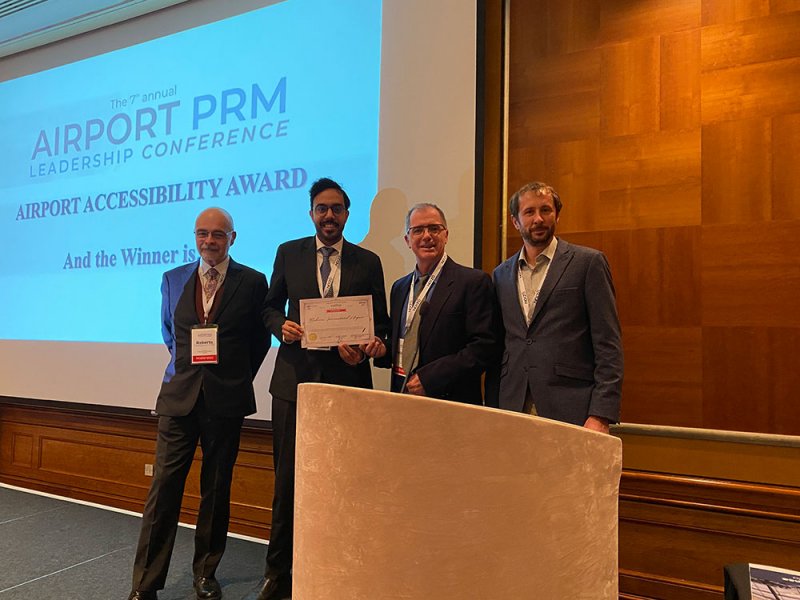 تكريم مطار البحرين الدولي ضمن فعاليات جوائز التسهيلات الخاصة بذوي الحركة المحدودة في المطارات للعام 2022