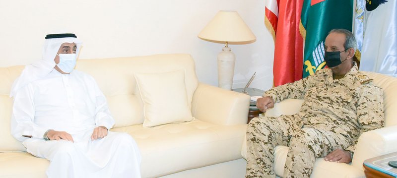 القائد العام لقوة دفاع البحرين يستقبل سعادة عضو مجلس الشورى