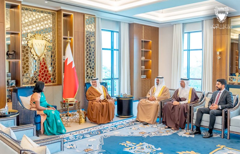 نائب جلالة الملك ولي العهد: مواصلة البناء على ما تحقق من مستويات متقدمة من التنسيق والعمل المشترك بين البحرين وجمهورية سريلانكا