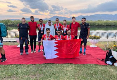 ختام مشرف للمنتخب البحريني بالبطولة العربية للدراجات الهوائية