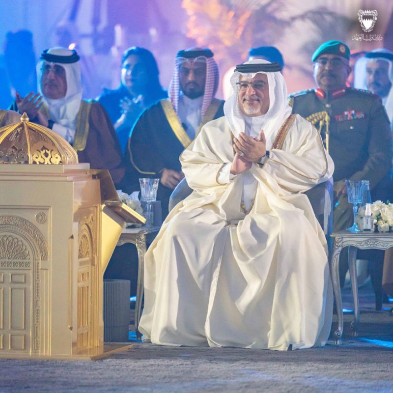 بالصور: نائب جلالة الملك ولي العهد يتفضل بوضع حجر الأساس لمبنى المجلس الوطني