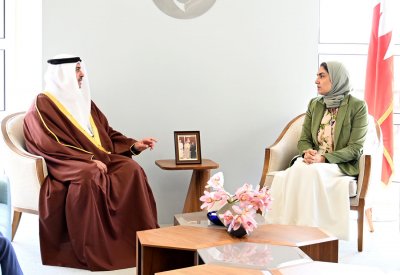 الأنصاري تبحث مع المعاودة مجالات التعاون  بين "العدل" و"الأعلى للمرأة""
