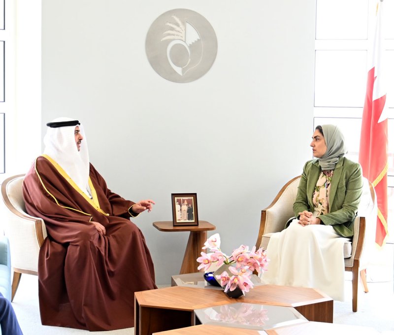 الأنصاري تبحث مع المعاودة مجالات التعاون  بين "العدل" و"الأعلى للمرأة""