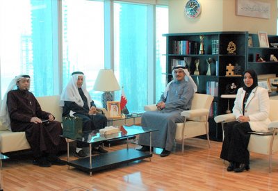 وزير التنمية الاجتماعية يستقبل رئيس مجلس إدارة جمعية البحرين لرعاية مرضى السكلر