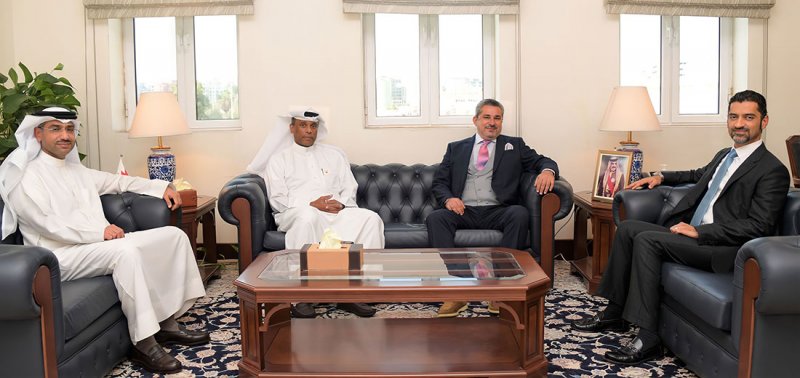 المبارك يلتقي رئيس لجنة القطاع الغذائي بغرفة تجارة وصناعة البحرين
