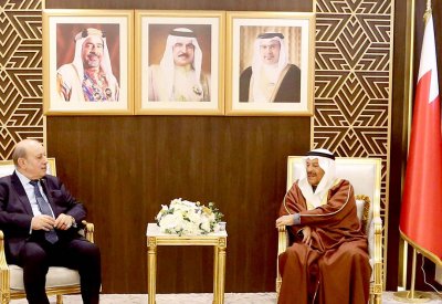 رئيس مجلس الشورى يستقبل السفير الفلسطيني لدى مملكة البحرين