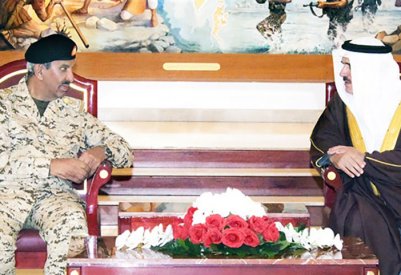 القائد العام لقوة دفاع البحرين يستقبل رئيس مجلس النواب‎‎
