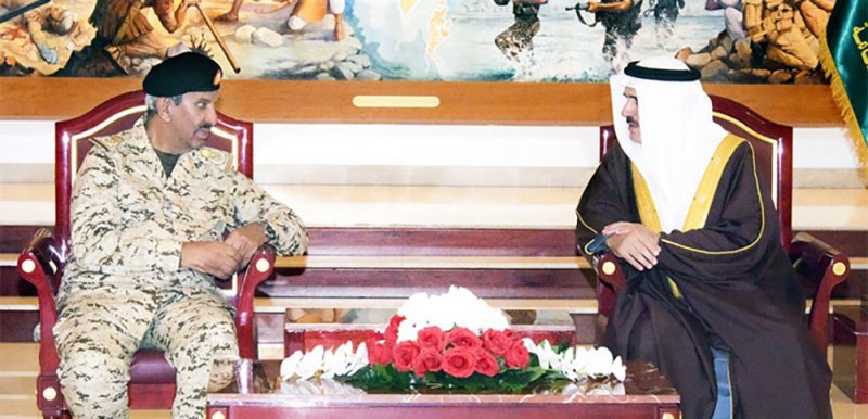 القائد العام لقوة دفاع البحرين يستقبل رئيس مجلس النواب‎‎