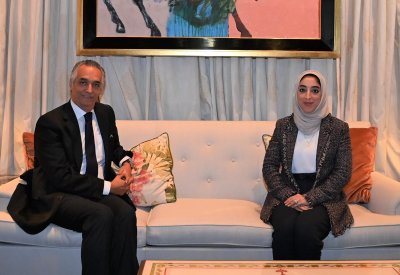 وزيرة السياحة تلتقي وزير السياحة والآثار الأردني