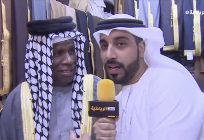 بعد حادثة حفل الافتتاح.. حمود سلطان بالزي العراقي!!