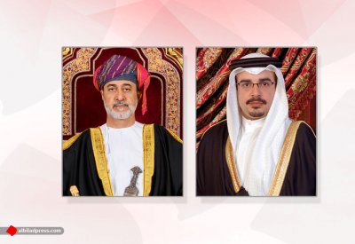 سمو ولي العهد رئيس مجلس الوزراء يهنئ سلطان عمان بذكرى تولي جلالته مقاليد الحكم في السلطنة