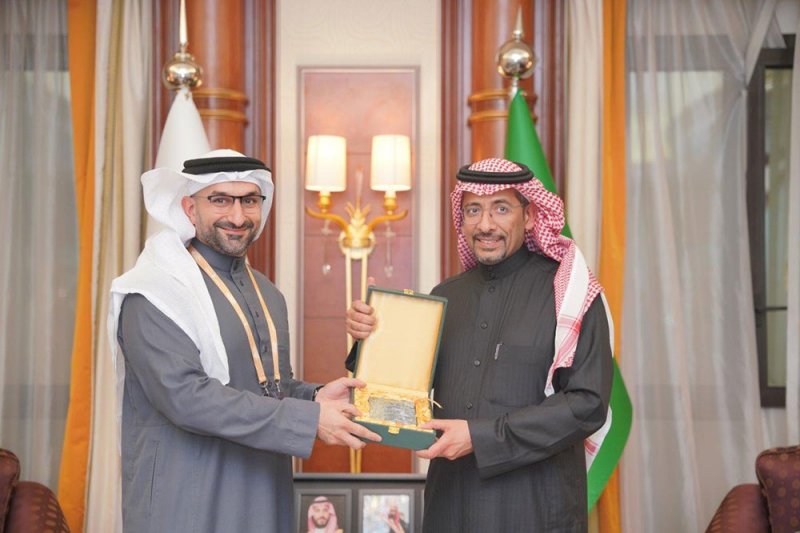 وزير الصناعة والتجارة يلتقي وزير الصناعة والثروة المعدنية السعودي