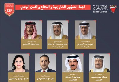 "خارجية الشورى" تشيد بجهود ومنجزات البحرين الدبلوماسية 