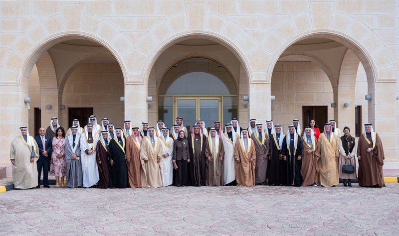 سمو الشيخ محمد بن مبارك آل خليفة يستقبل رؤساء البعثات الدبلوماسية في الخارج