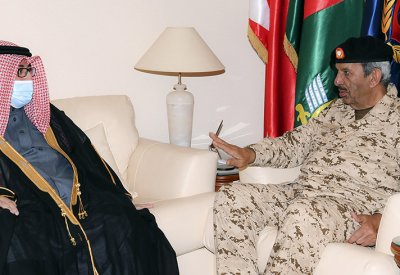 القائد العام لقوة دفاع البحرين يستقبل النائب حمد الدوي