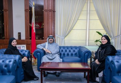 وزير التربية والتعليم يستقبل الأستاذة سهى صالح حمادة