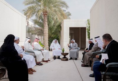 رئيس هيئة الثقافة يستقبل رئيس مجلس المحرّق البلدي