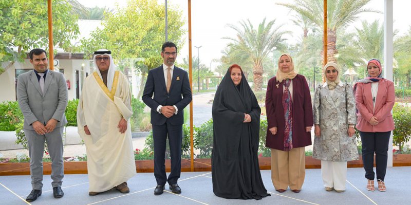 قرينة العاهل المعظم تفتتح مشروع تطوير الحديقة المائية