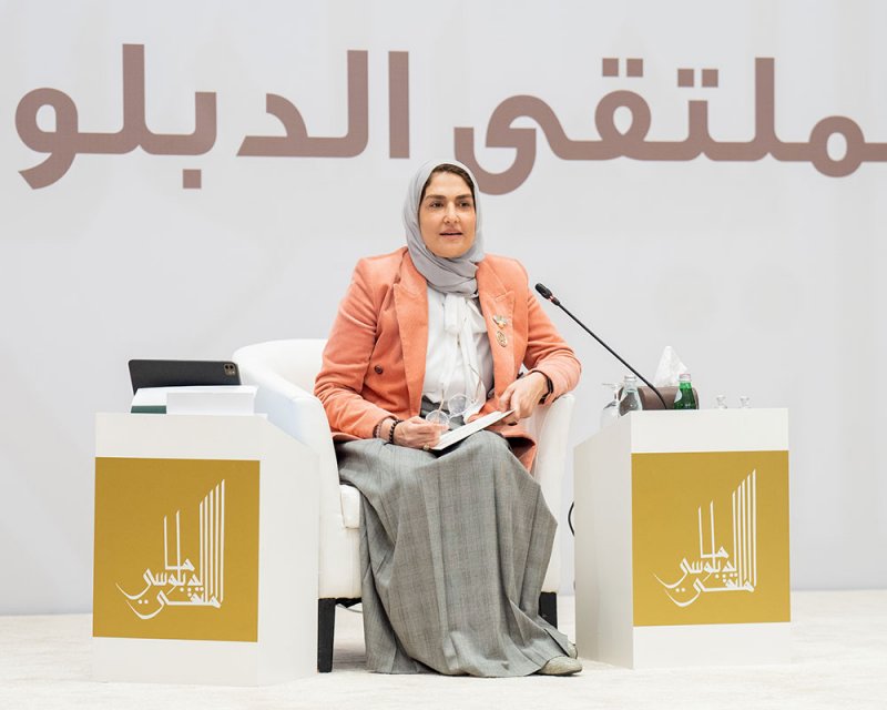 وزير الخارجية يحضر اللقاء مع الأمين العام للمجلس الأعلى للمرأة ضمن فعاليات الملتقى الدبلوماسي