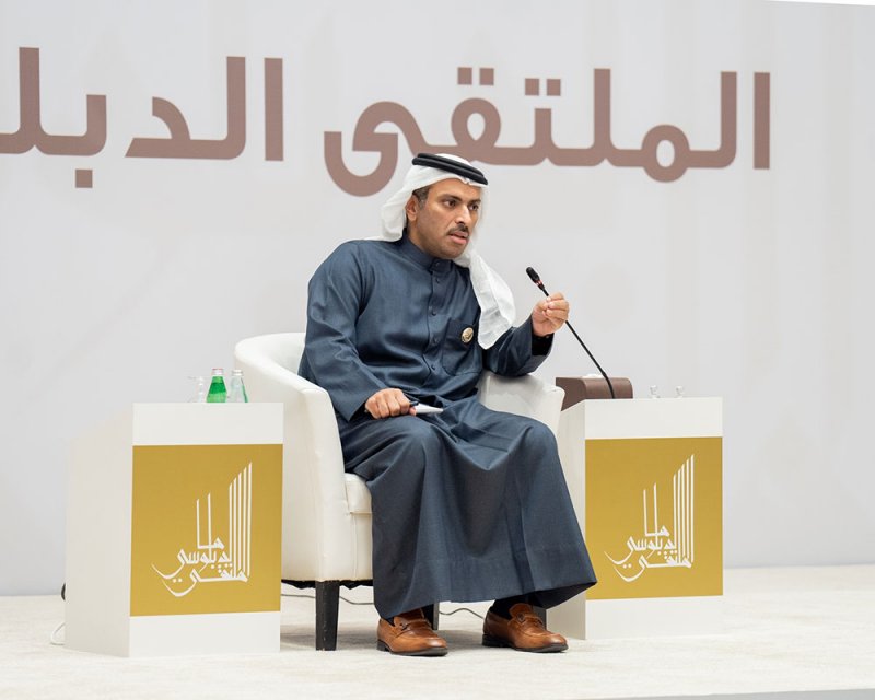 وزير الخارجية يحضر اللقاء مع وزير الإعلام ضمن فعاليات الملتقى الدبلوماسي
