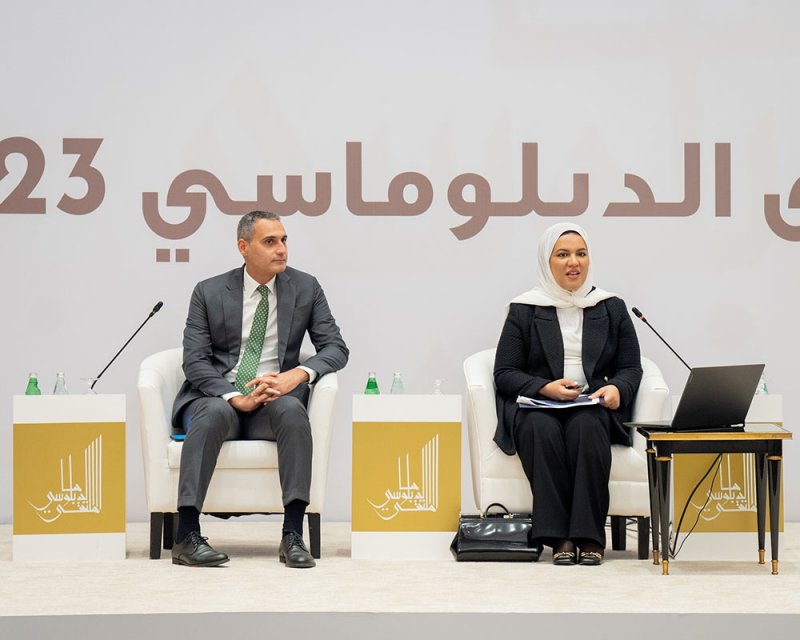 الرئيس التنفيذي لتمكين تشارك في لقاء ضمن فعاليات الملتقى الدبلوماسي
