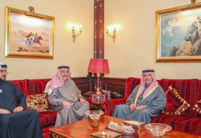 سمو الشيخ علي بن خليفة يستقبل سفير البحرين لدى جمهورية الهند
