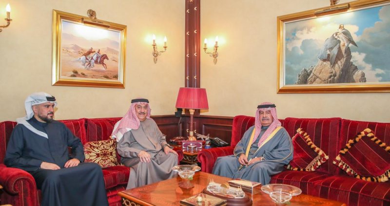 سمو الشيخ علي بن خليفة يستقبل سفير البحرين لدى جمهورية الهند