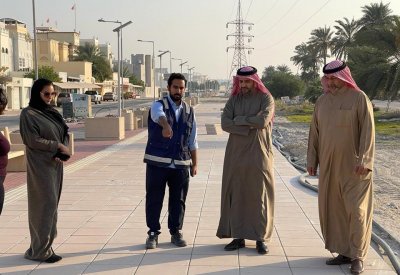 ممشى مدينة زايد يضم مسارًا للمكفوفين وآخر للدراجات