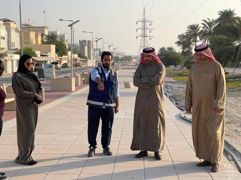 ممشى مدينة زايد يضم مسارًا للمكفوفين وآخر للدراجات