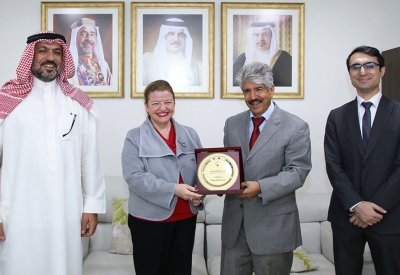 الدكتور مصطفى السيد يستقبل سفير تركيا في البحرين