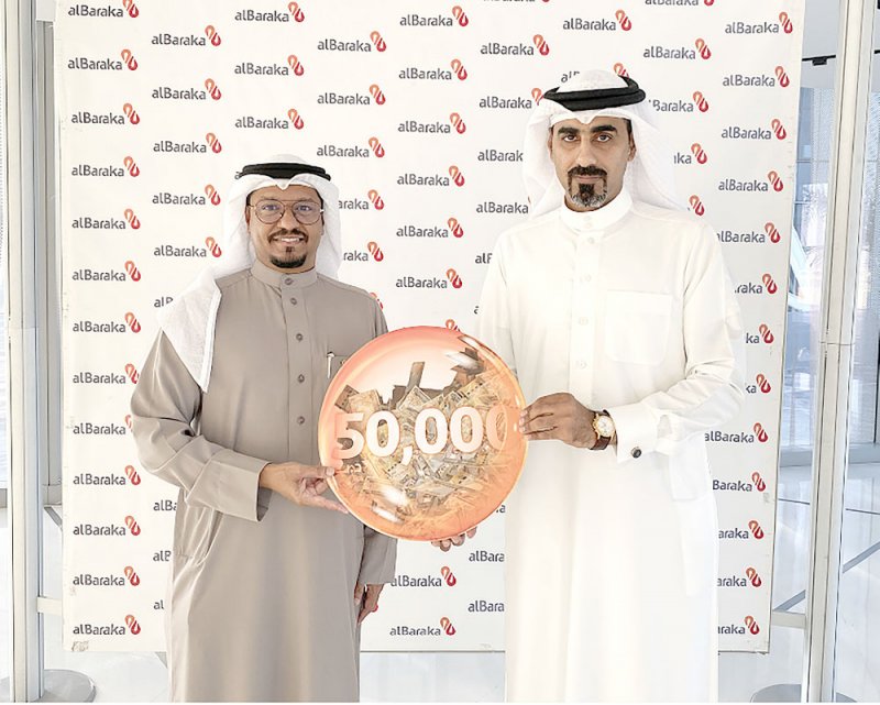التميمي يحصد 50 ألف دينار من حساب البركات 2023