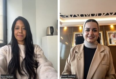 وزيرة "الشباب" تلتقي نور محسن أول مصممة بحرينية تعمل في Louis Vuitton