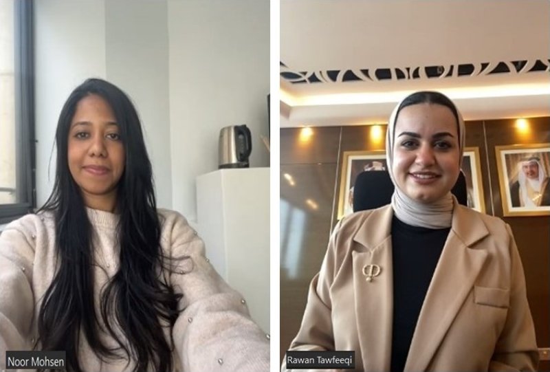 وزيرة "الشباب" تلتقي نور محسن أول مصممة بحرينية تعمل في Louis Vuitton