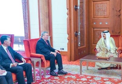 جلالة الملك المعظم يستقبل نائب رئيس الوزراء وزير خارجية جمهورية كازاخستان