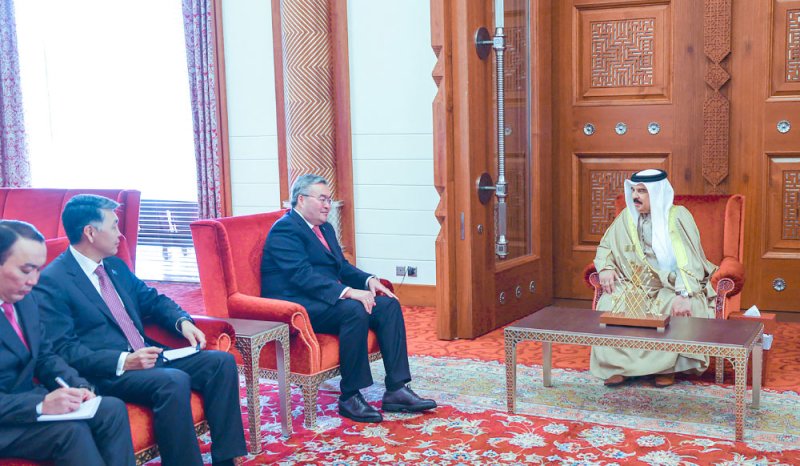 جلالة الملك المعظم يستقبل نائب رئيس الوزراء وزير خارجية جمهورية كازاخستان